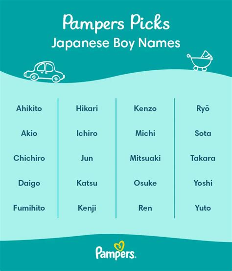 japanese male names unique|japanese names that mean handsome.